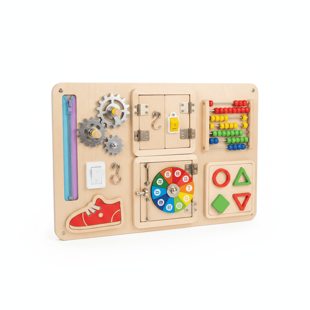 Busy Board Montessori Multi-Activités