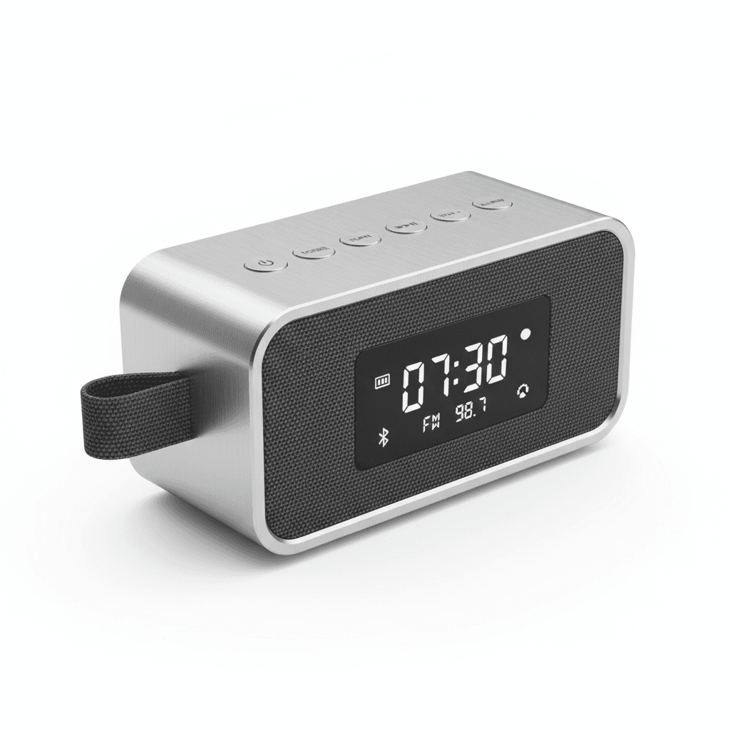 Enceinte Bluetooth Réveil Radio