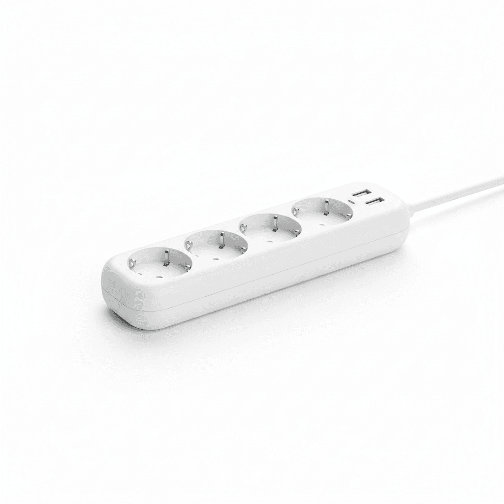 Multiprise Connectée 4 Prises + 2 USB